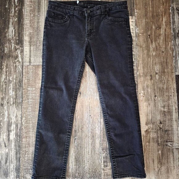 Kut From the Kloth Woman's Straight Leg Jeans Black 12p - Picture 1 of 9